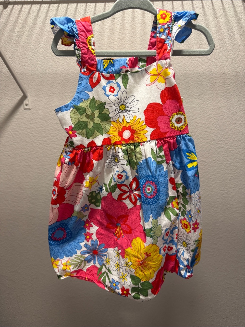 Counting Daises Toddler/Girl Vibrant Floral Sundress - Multicolor 3T